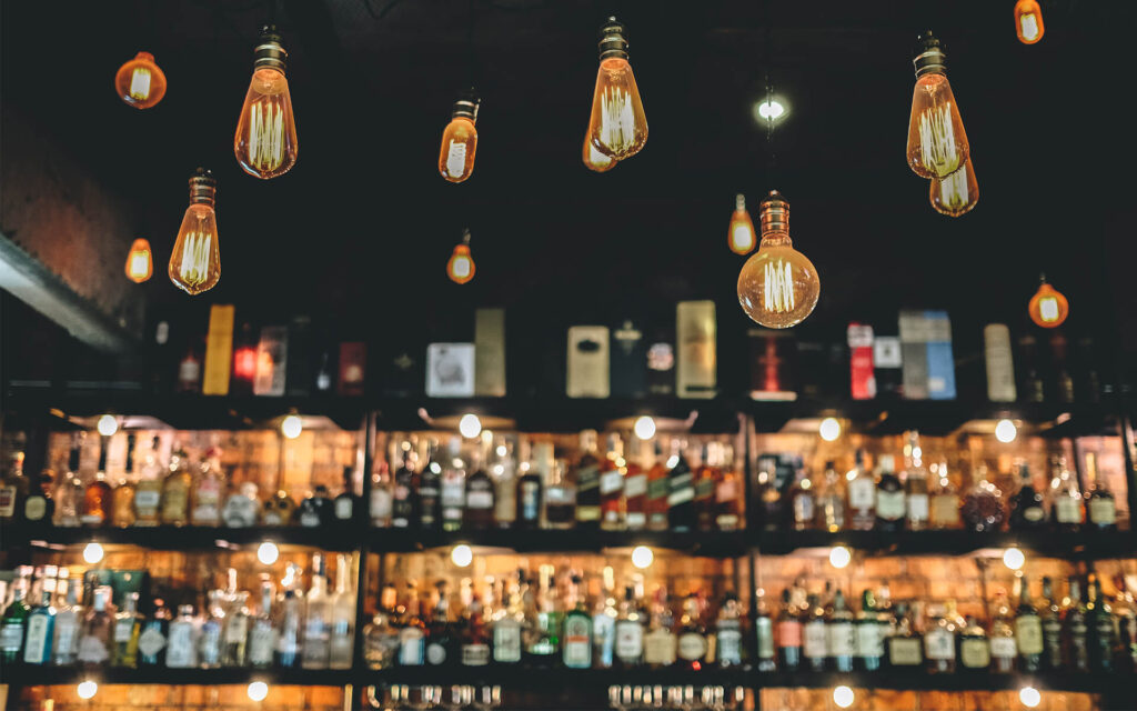 Happy Hour bar scene