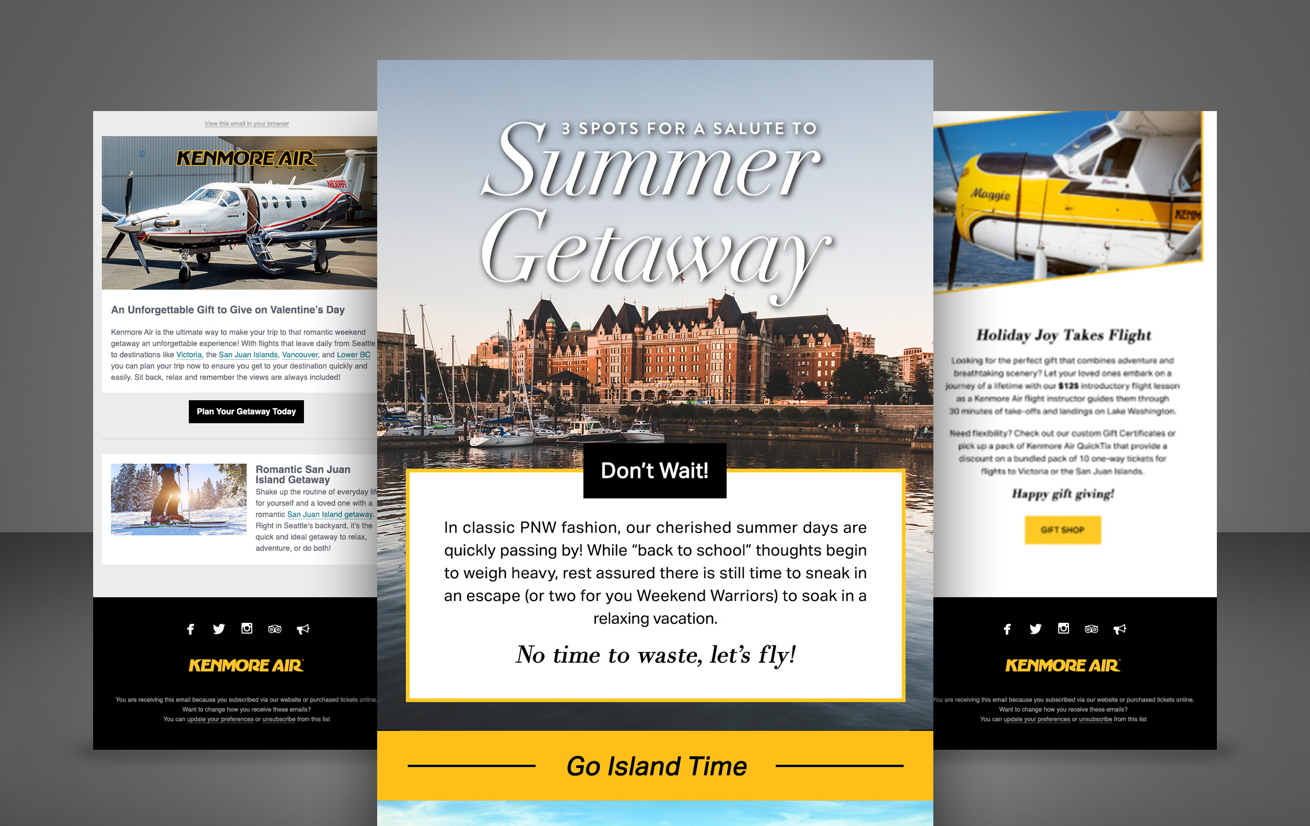 Kenmore Air Email Design